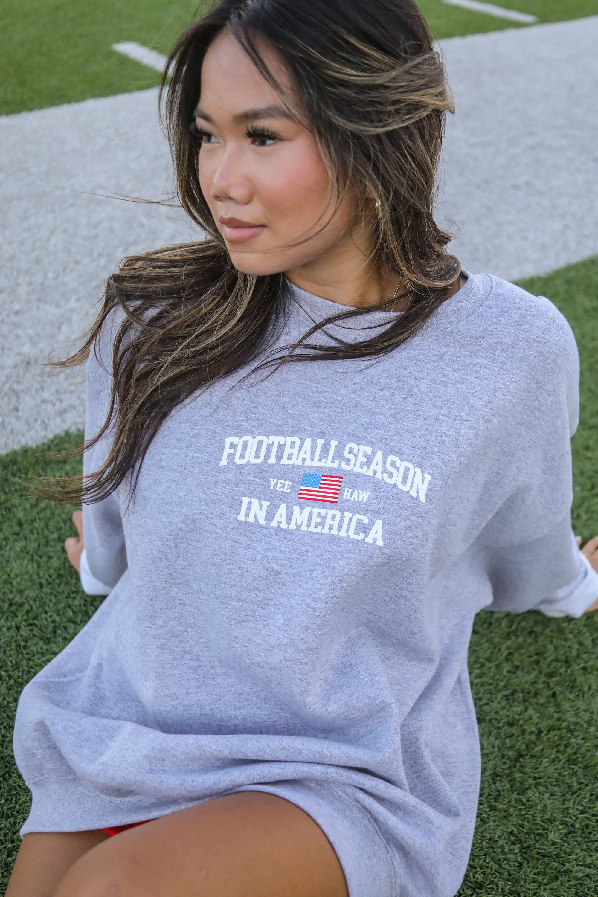 charlie southern: football season in america sweatshirt | RIFFRAFF