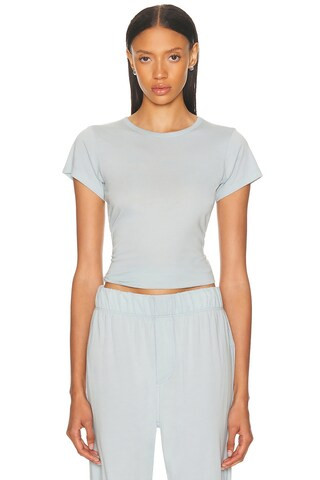 Fitted Crewneck Short Sleeve T-Shirt | FWRD 