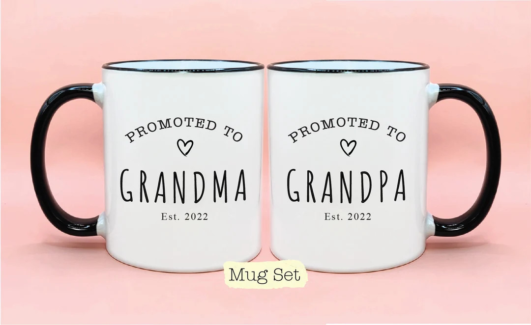Promoted to Grandparents Set 1 Pregnancy Announcement New - Etsy | Etsy (US)