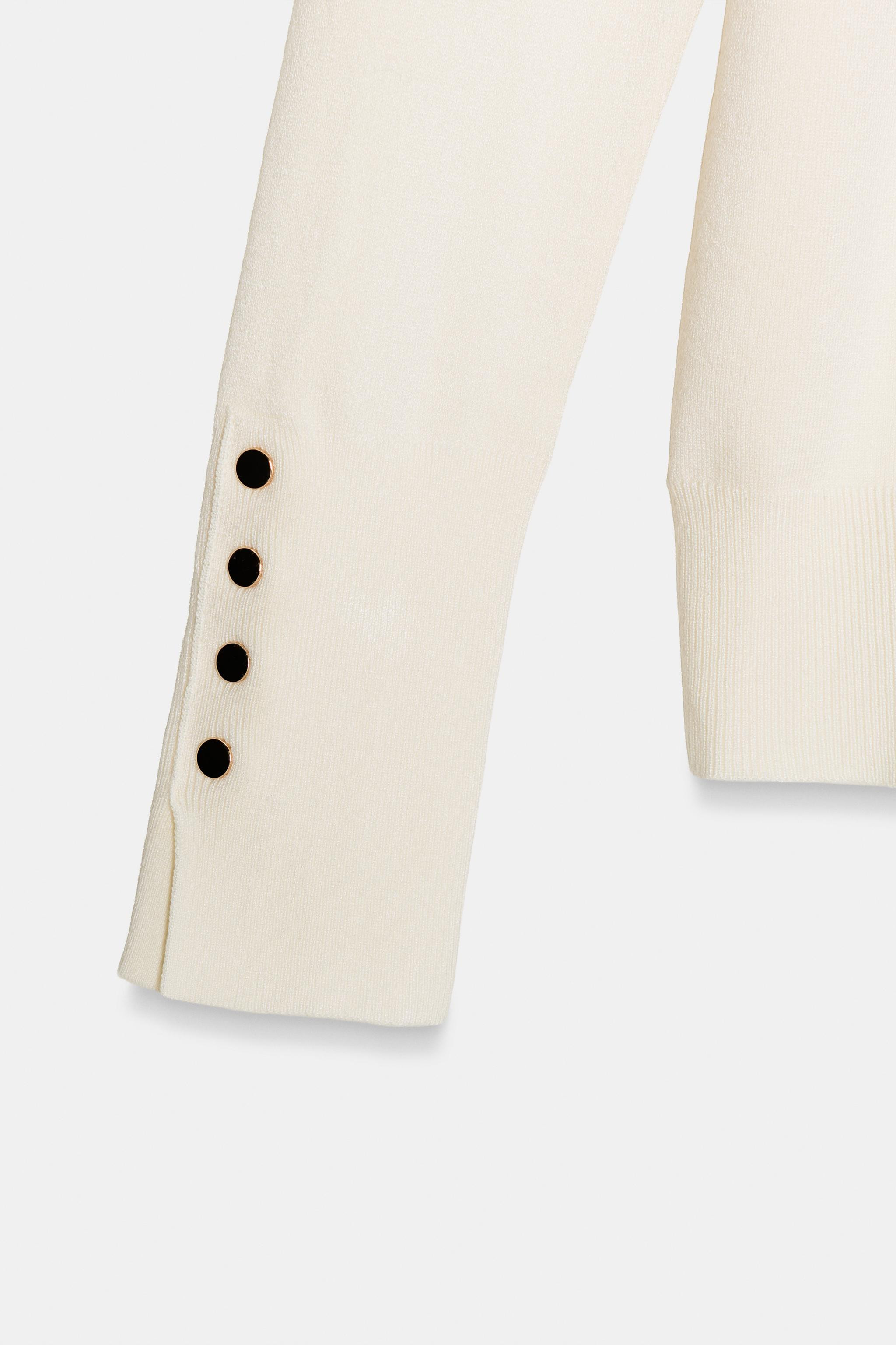 BASIC PLAIN KNIT SWEATER | Zara US