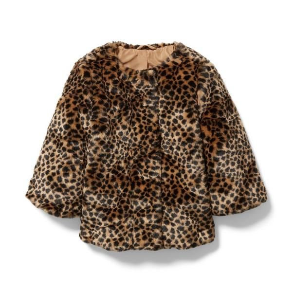 Leopard Faux Fur Coat | Janie and Jack