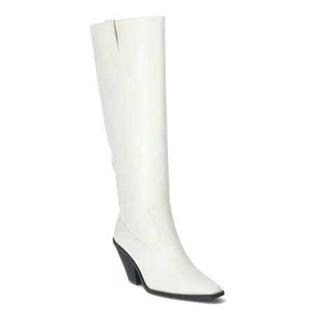 Scoop Women’s Faux Leather Tall Western Boots, Sizes 6-11 | Walmart (US)