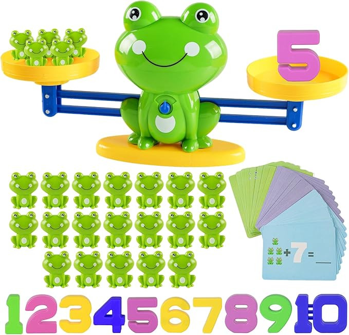 Frog Balance Math Toy for Preschool – Cool Counting Manipulatives and STEM Learning Materials f... | Amazon (US)