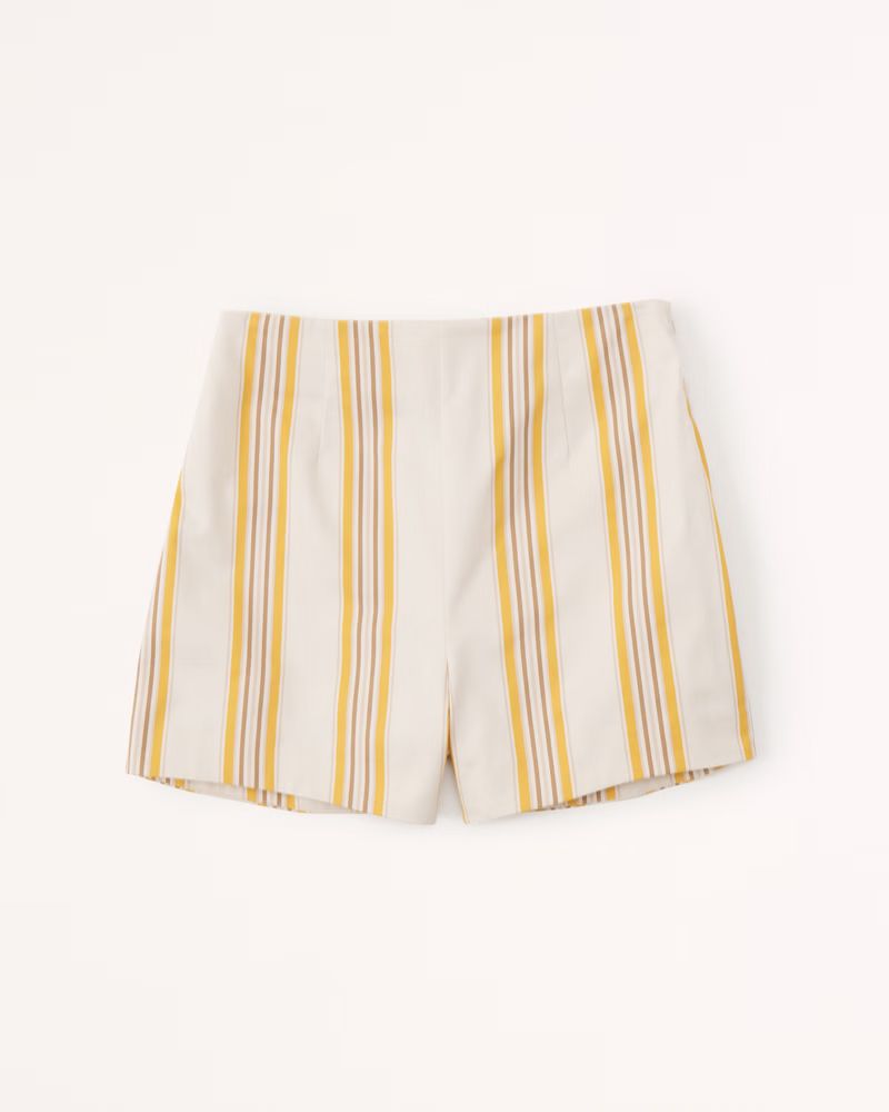 Women's Striped Twill Shorts | Women's Clearance | Abercrombie.com | Abercrombie & Fitch (US)