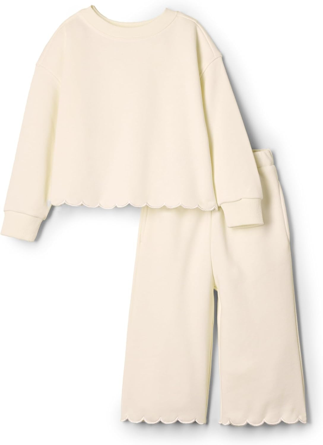 Amazon Essentials x Sofia Grainge Toddlers and Baby Girls' French Terry Sweatshirt Pant and Top Set | Amazon (US)