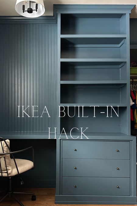 Everything you need to build this Ikea hack desk.

#LTKhome #LTKsalealert