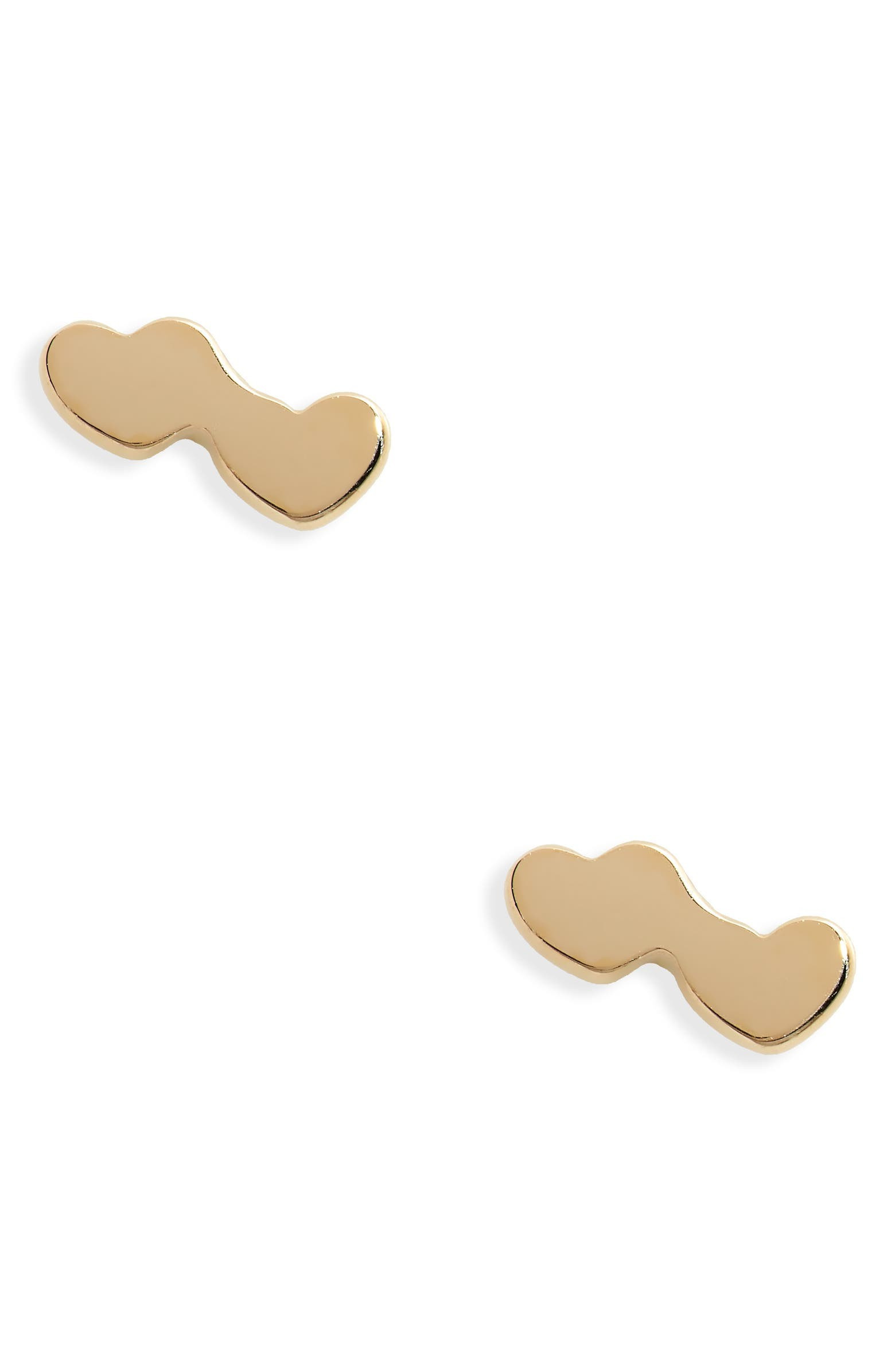 Double Love Heart Stud Earrings | Nordstrom | Nordstrom