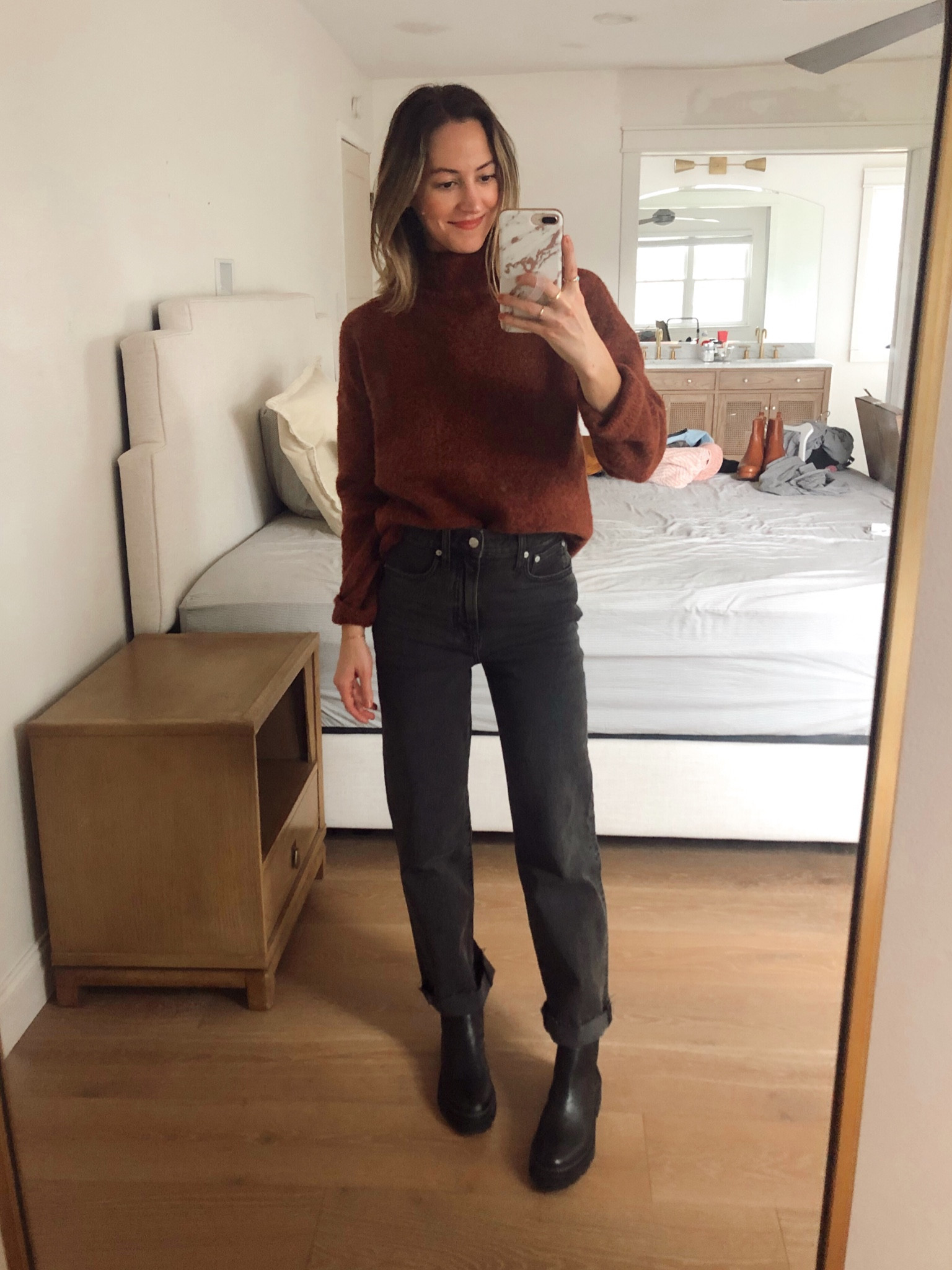 Sweater on super sale (plus Abercrombie is having their LTK sale event - so when you shop in the app you get an extra 25% off nearly everything on their site!) and my jeans are 40% off! Wearing small in the sweater (more colors, it’s perfection!) and 24 in denim. Obsessed!!🙌 

#LTKunder100 #LTKxAF #LTKsalealert