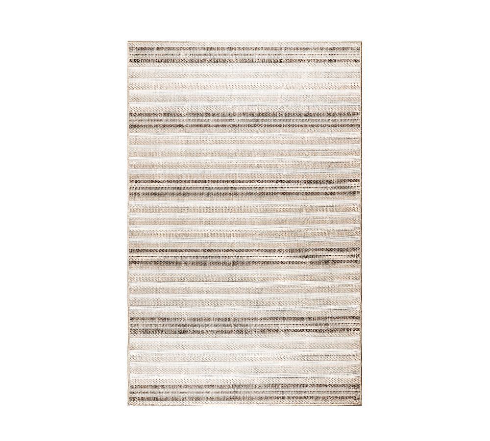 Talay Striped Outdoor Performance Rug | Pottery Barn (US)