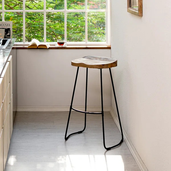 Dispatch Solid Wood 29.75" Bar Stool | Wayfair North America