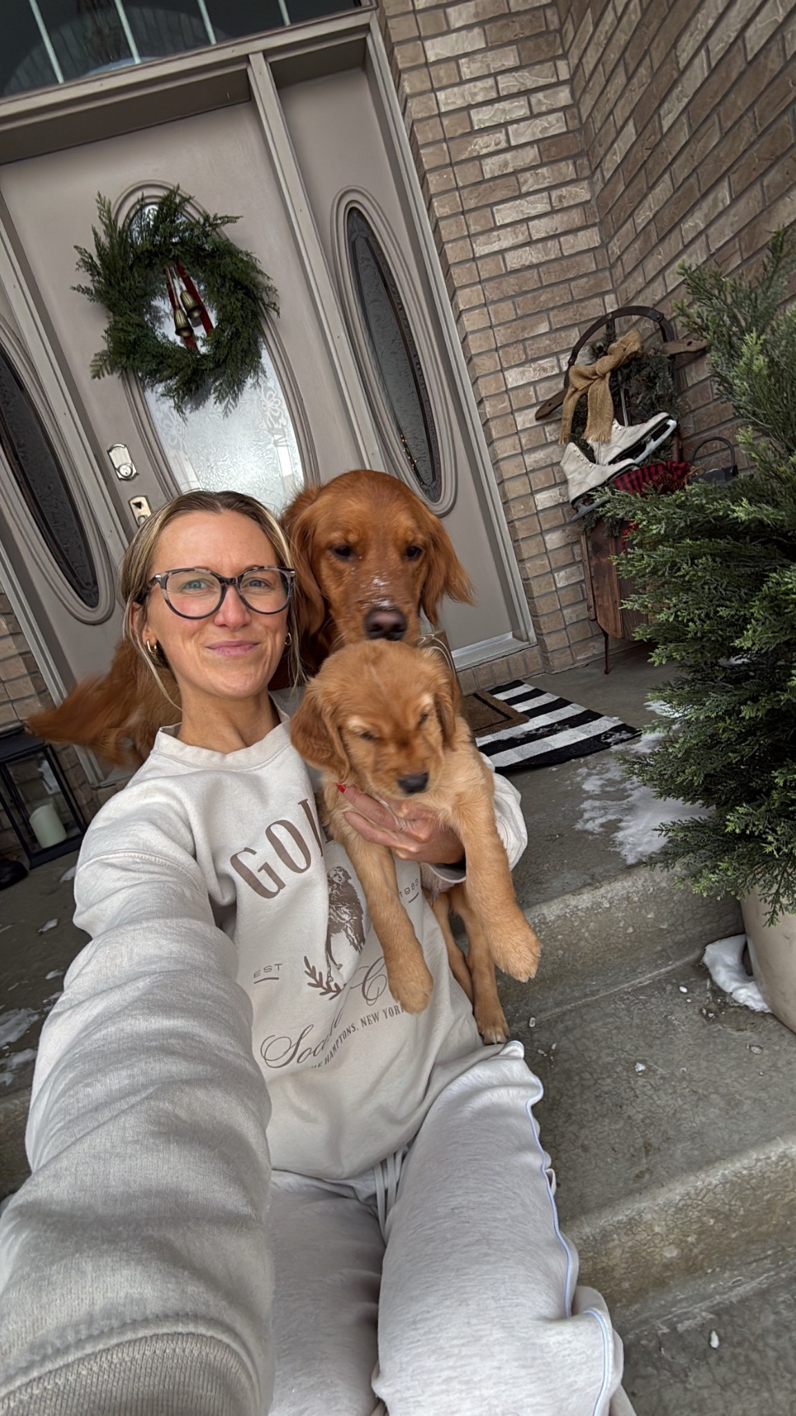 Golden social club sweatshirt 

#LTKmomlife #LTKootd #LTKdayinmylife