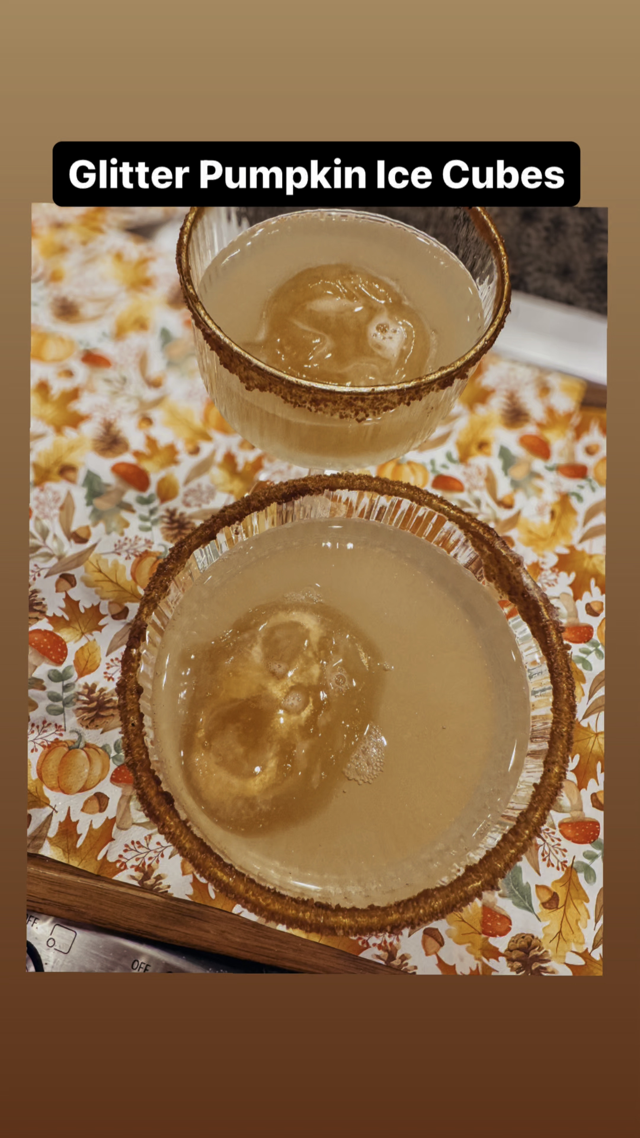 Apple Cider Ice Cubes. 🎃 Recipes. Party ideas. Fall. Halloween. 

#LTKHalloween #LTKSeasonal #LTKParties