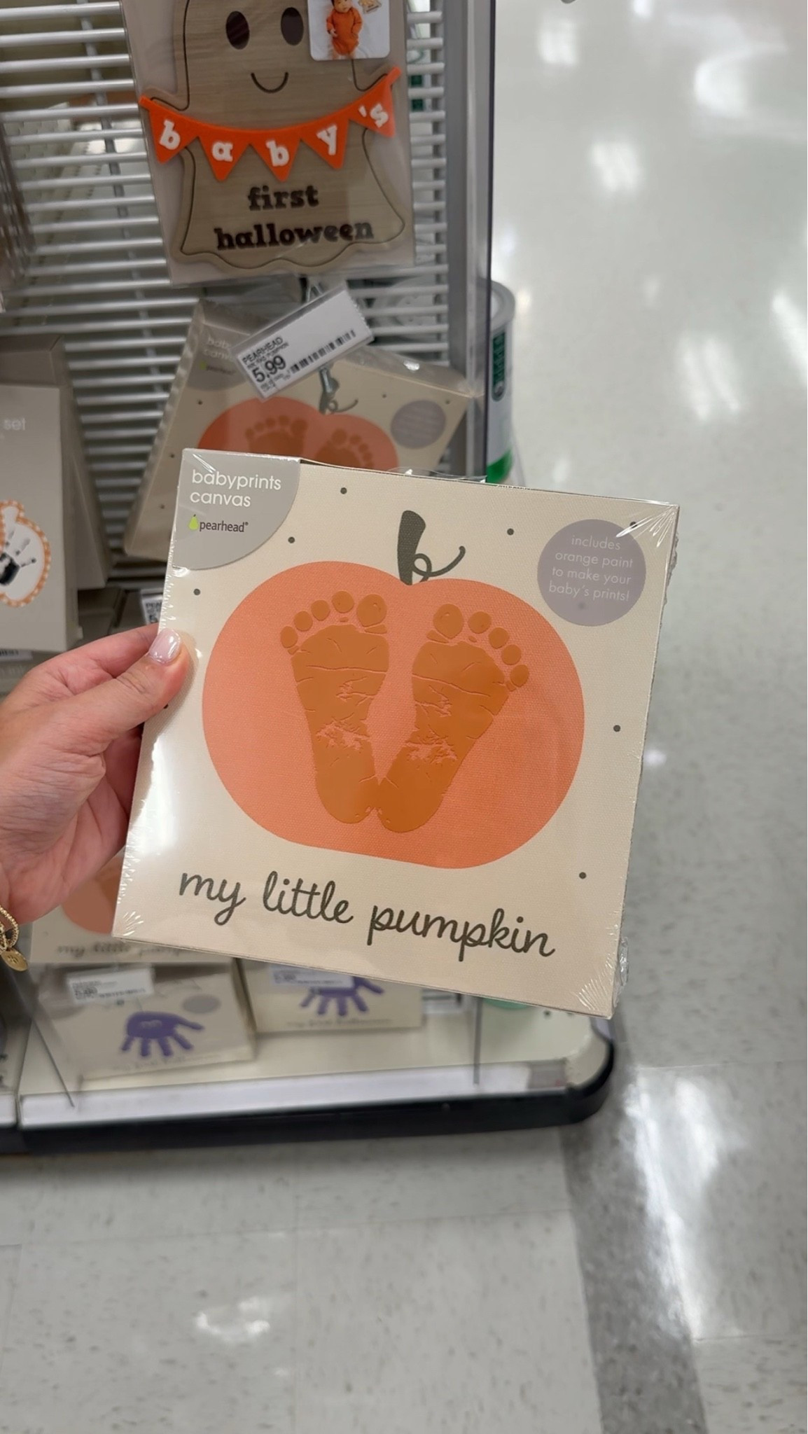 The sweetest fall keepsake for those tiny baby toes! Such a cute way to remember just how little they were during their first fall! @Target 


baby fall keepsake - baby footprint craft - my little pumpkin - baby Halloween - first fall baby - Pearhead

#LTKSeasonal #LTKKids #LTKBaby