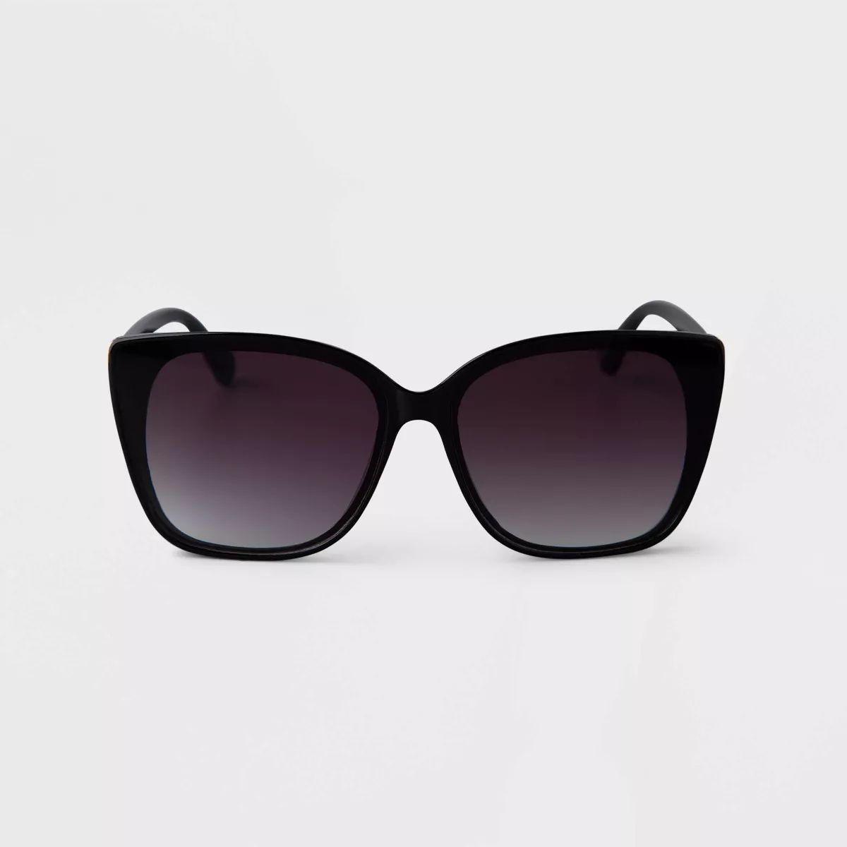 Women's Oversized Cateye Sunglasses - A New Day™ Black | Target