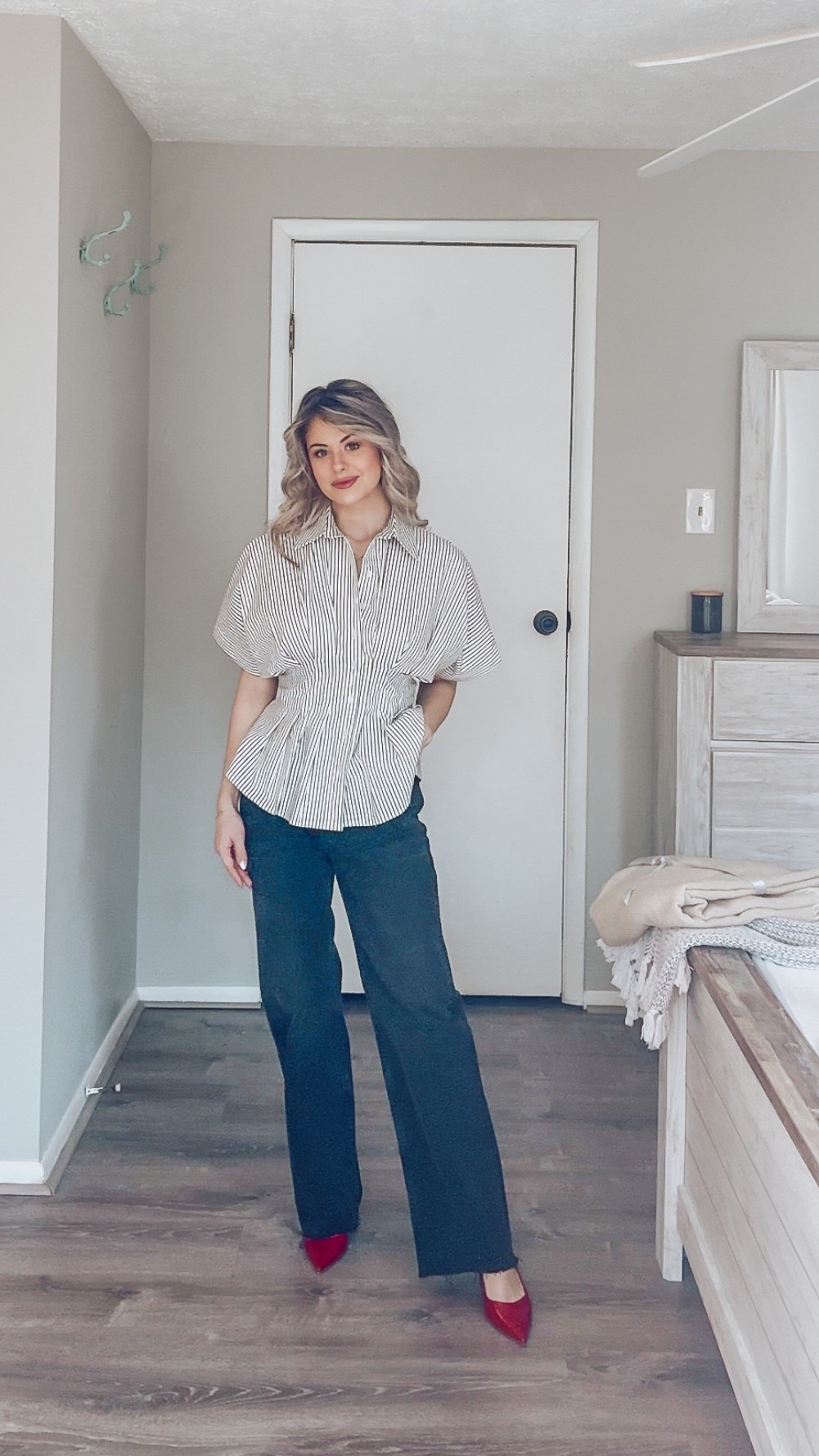 So in love with the fit of this top paired with these jeans! Loving the versatility between dressing and casual! 

#LTKSaleAlert #LTKSeasonal #LTKStyleTip
