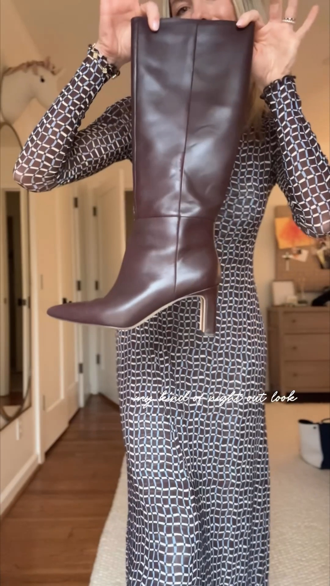 It’s been my go-to uniform look for months! And I still enjoy wearing it. That is what knowing your style means! Finding pieces and looks that you keep grabbing and they continue to make you feel good. Size small dress/ M blazer! 