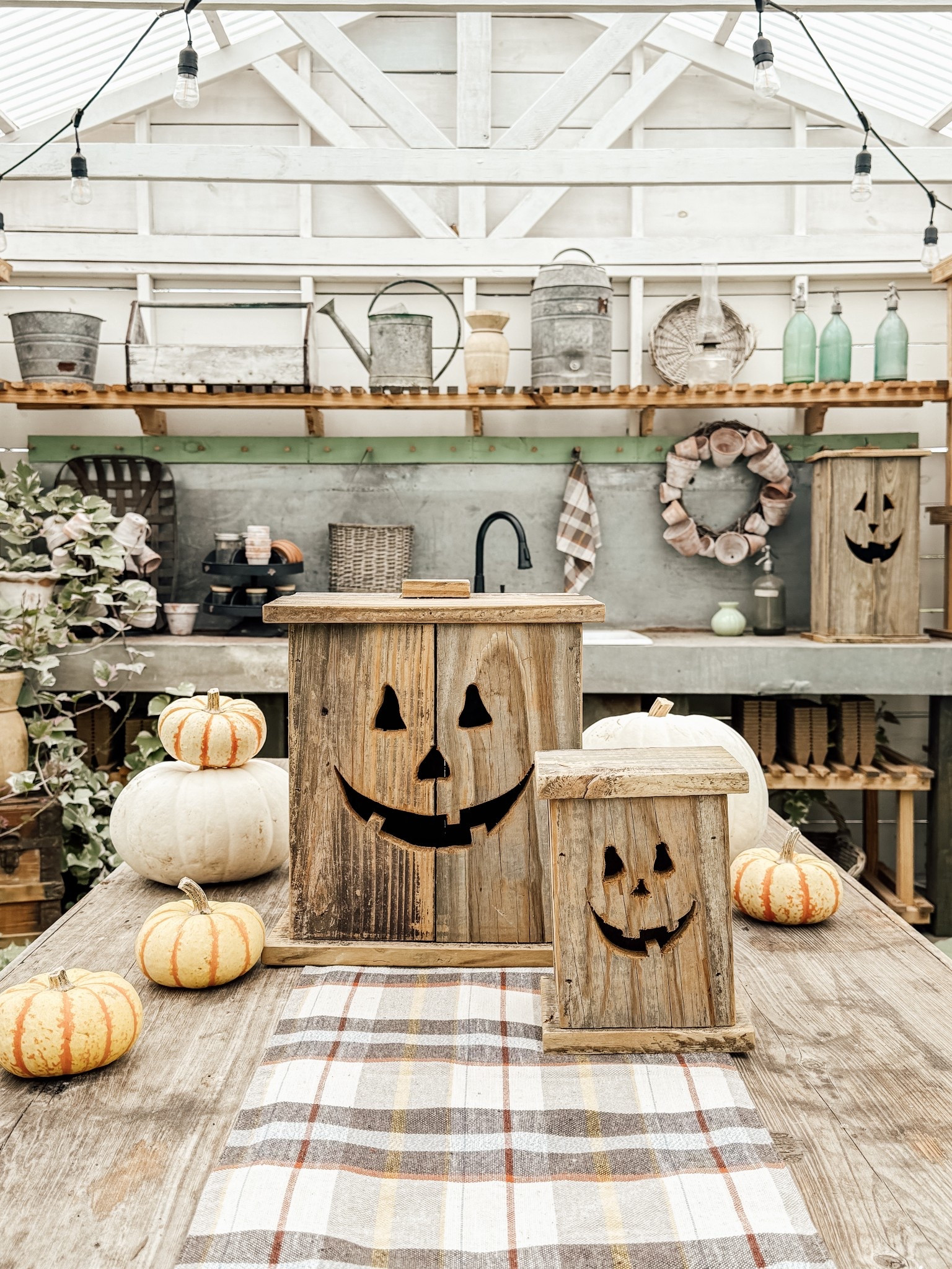These DIY Wood Jack-O-lanterns are the perfect way to add rustic charm to your Fall outdoor spaces! 

#LTKHome #LTKHalloween #LTKSeasonal