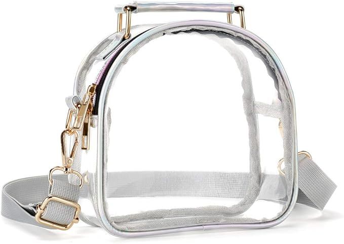 COROMAY Clear Purse for Women, Clear Bag Stadium Approved, Clear Purse Handbag | Amazon (US)