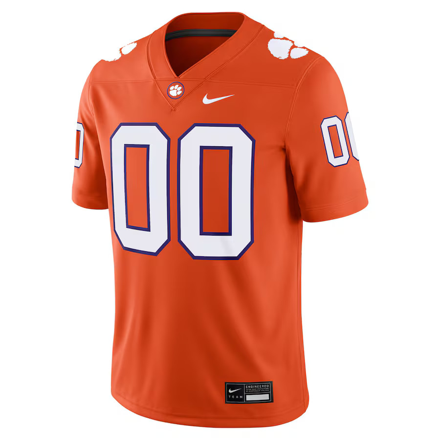 Clemson Tigers Nike NIL Pick-A-Player Game Jersey - Orange | Fanatics