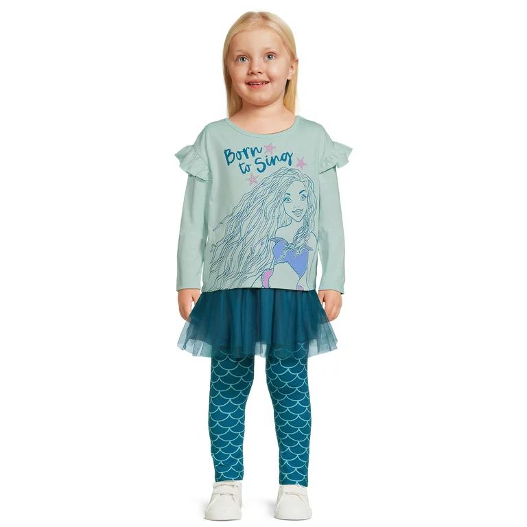 Little Mermaid Toddler Girl Role Play Set, 4-Piece, Sizes 2T-5T | Walmart (US)
