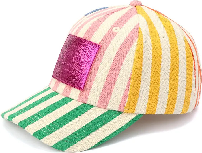 Kurt Geiger London Multicolor Stripe Baseball Hat | Nordstrom | Nordstrom