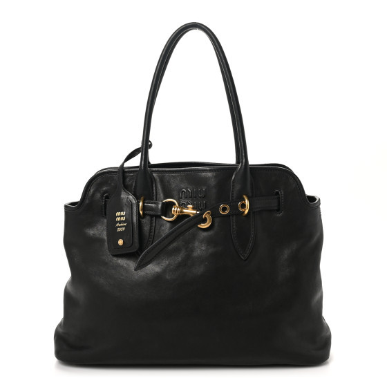 Nappa Medium Aventure Bag Black | FASHIONPHILE (US)