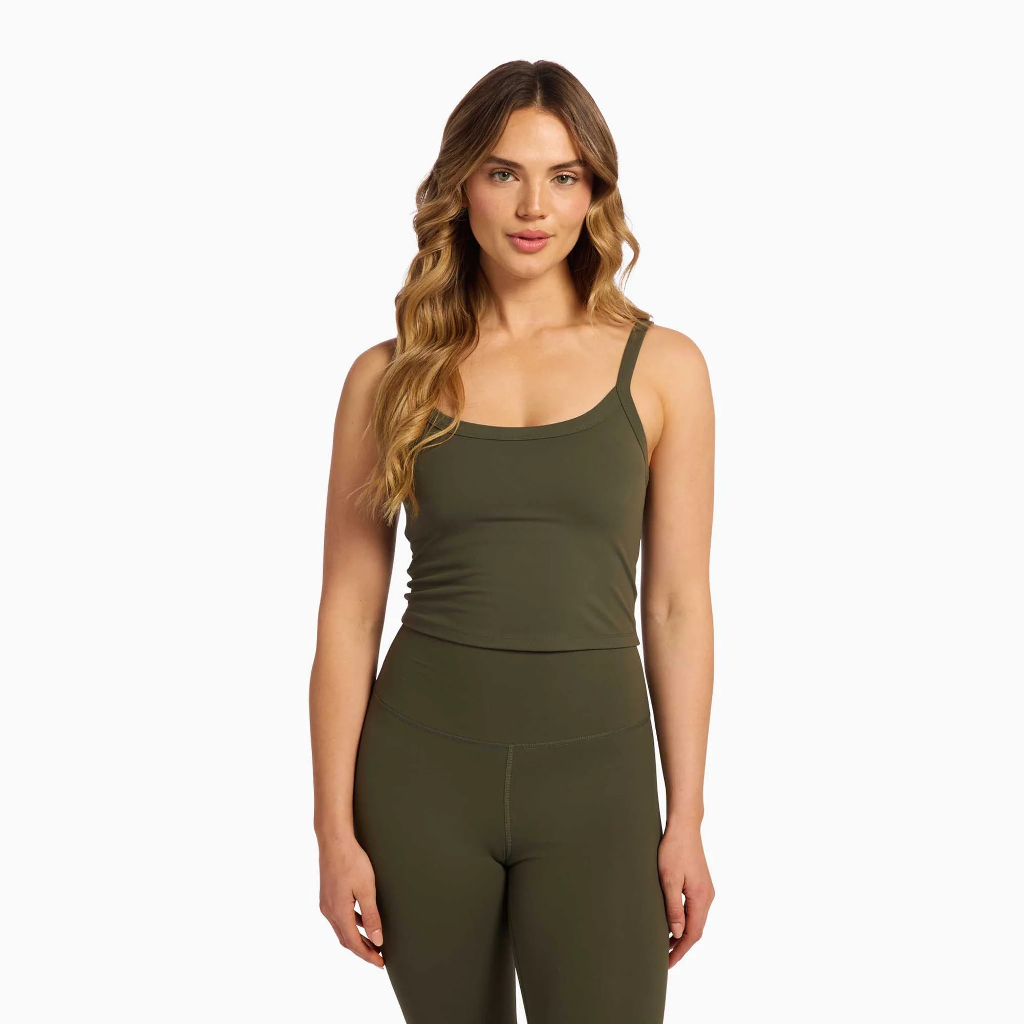 Elevate Scoop Tank | Darkest Olive | Nuuds US