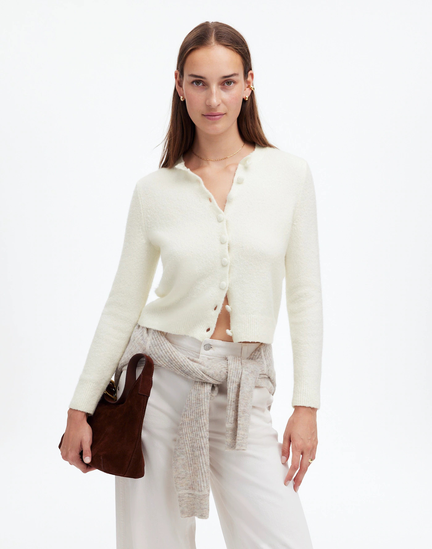 Cotton-Blend Cardigan | Madewell | Madewell