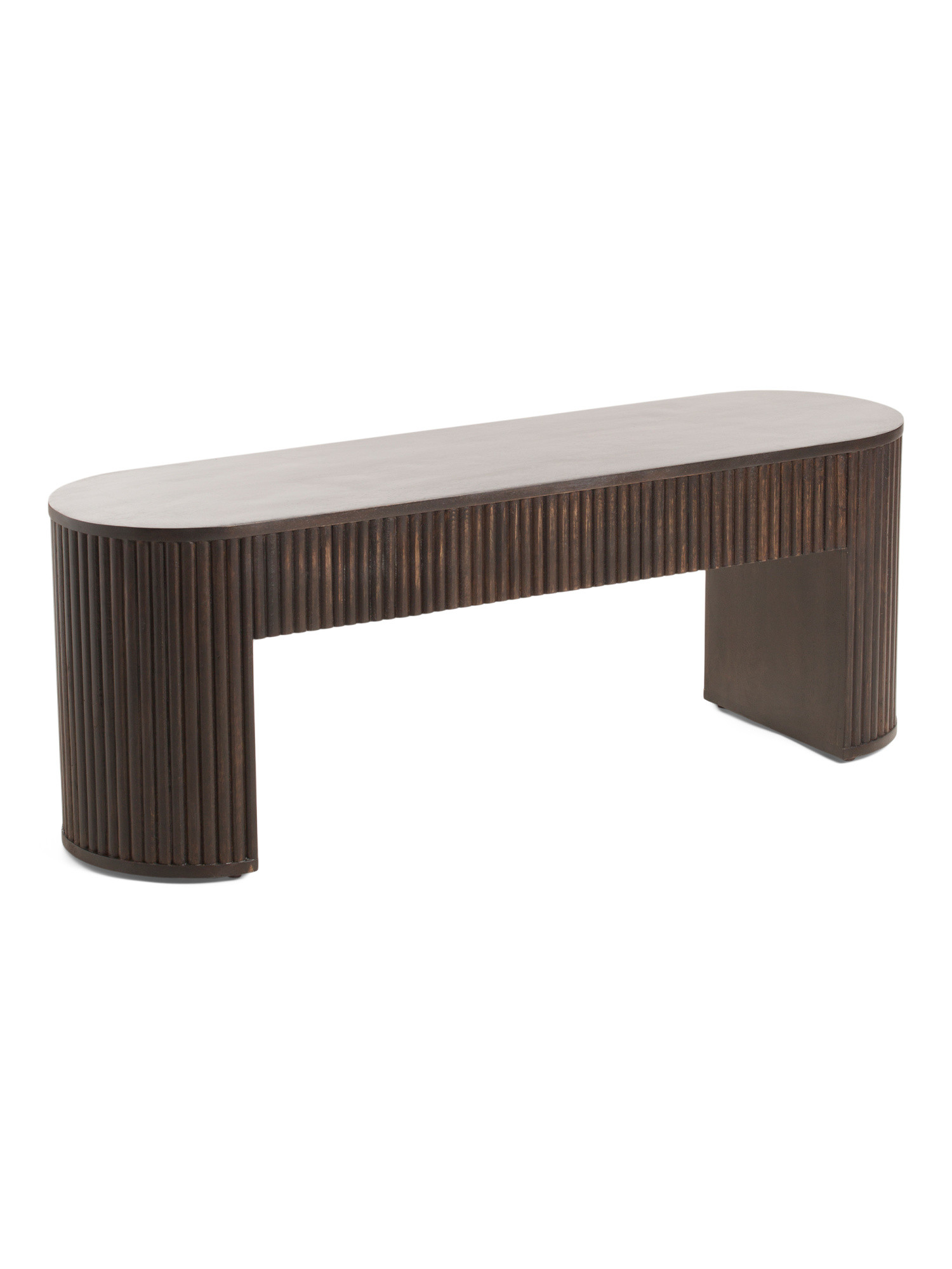50x14x18 Solid Wood Fluted Entry Table | Furniture & Lighting | Marshalls | Marshalls