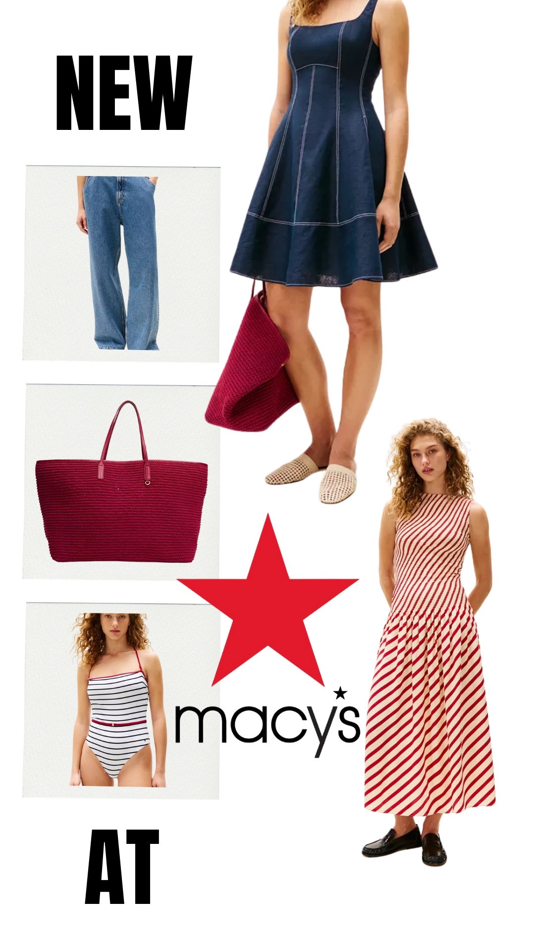 Sofia Ritchie Collection at Macy’s 

summer dresses, denim dress, tote bag, jeans, wide leg jeans

#LTKMidsize #LTKStyleTip