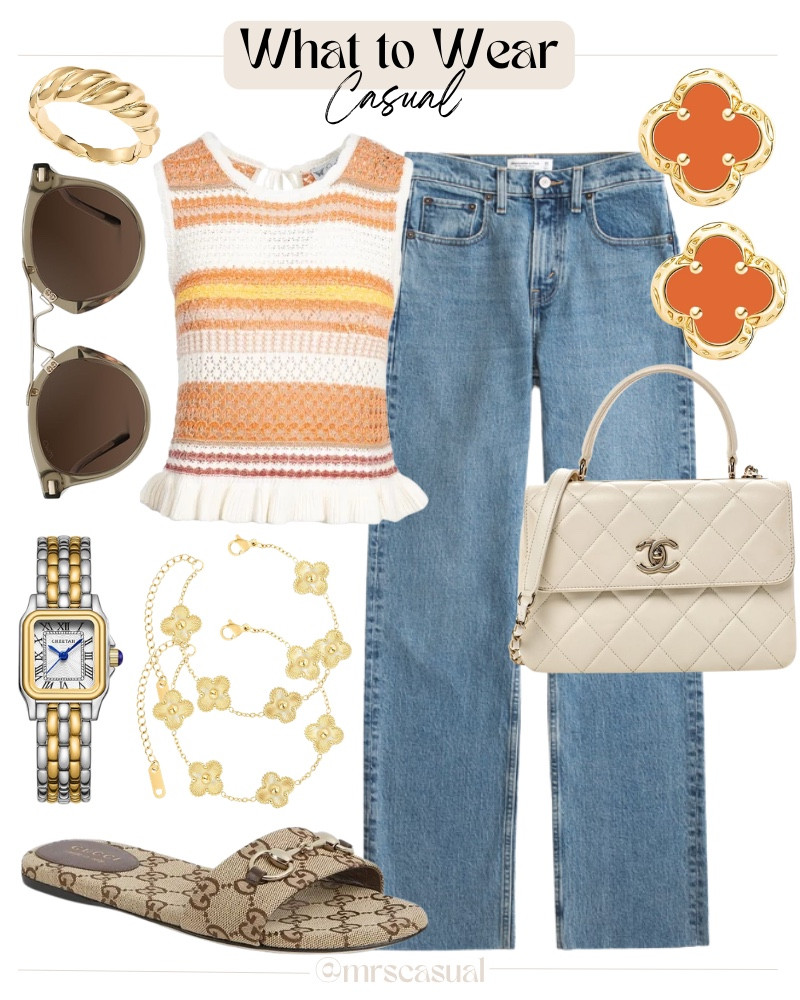 The perfect casual look when you want to be comfy but still look put together 👖🤍🔗⬇️

#LTKmomlife #LTKOver40 #LTKSeasonal