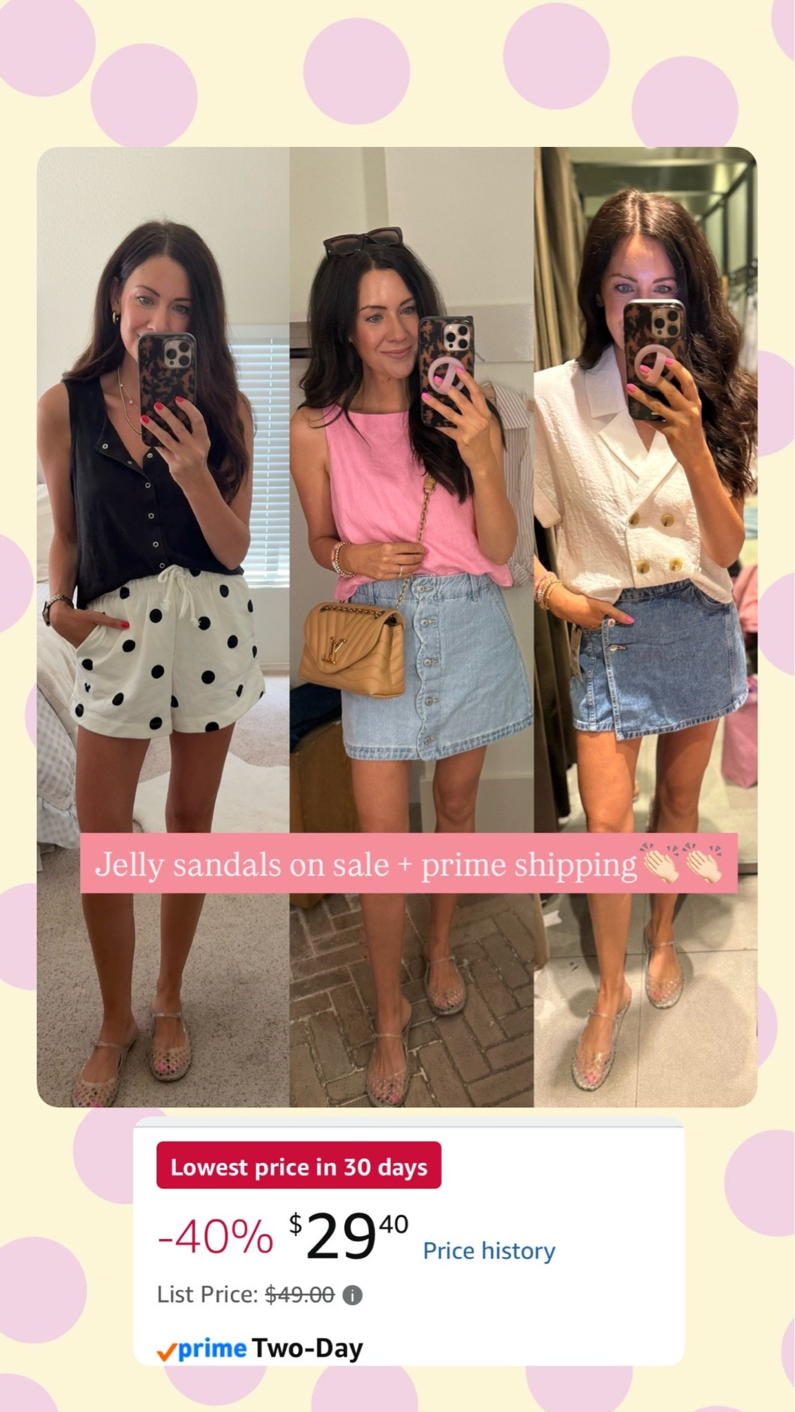 Back on sale and free shipping on prime— my most reach for shoes this season and so comfortable!!! These jelly mules are perfect perfection and they also come in a pink now😍 I wear my true size, they only come in whole sizes so if you’re between I would go up

#LTKSaleAlert #LTKmomlife #LTKSeasonal