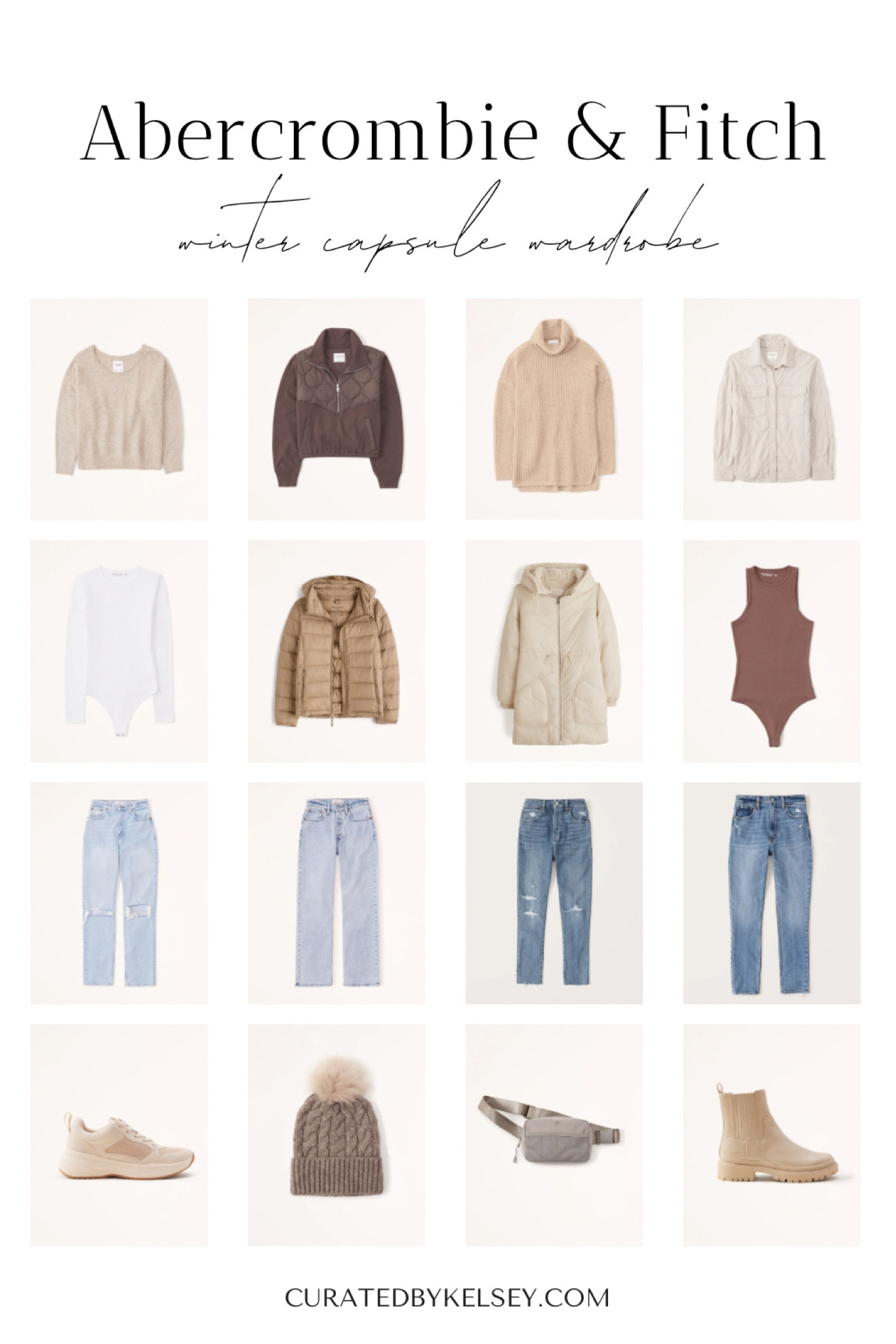 I want to start focusing on creating a capsule style wardrobe! I’ve been doing it but not it’s time to buckle down and really focus on pieces that are easily interchangeable. Check out this one from Abercrombie & Fitch.

#LTKunder100 #LTKfit #LTKstyletip