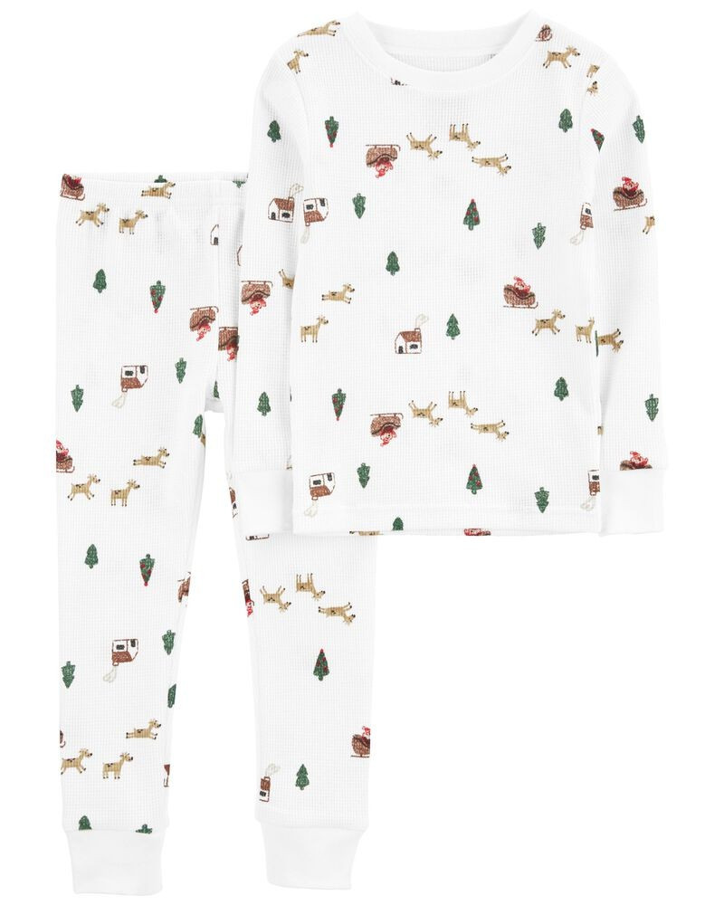 Baby 2-Piece Christmas Thermal PJs | Carter's