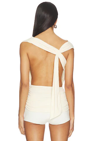 Cecilia Top in Cream | Revolve Clothing (Global)