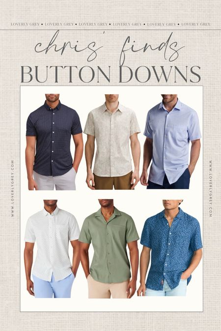 Chris’ finds for men’s short sleeve button downs! 

Loverly Grey, men’s clothes, men’s button downs 

#LTKStyleTip #LTKMens