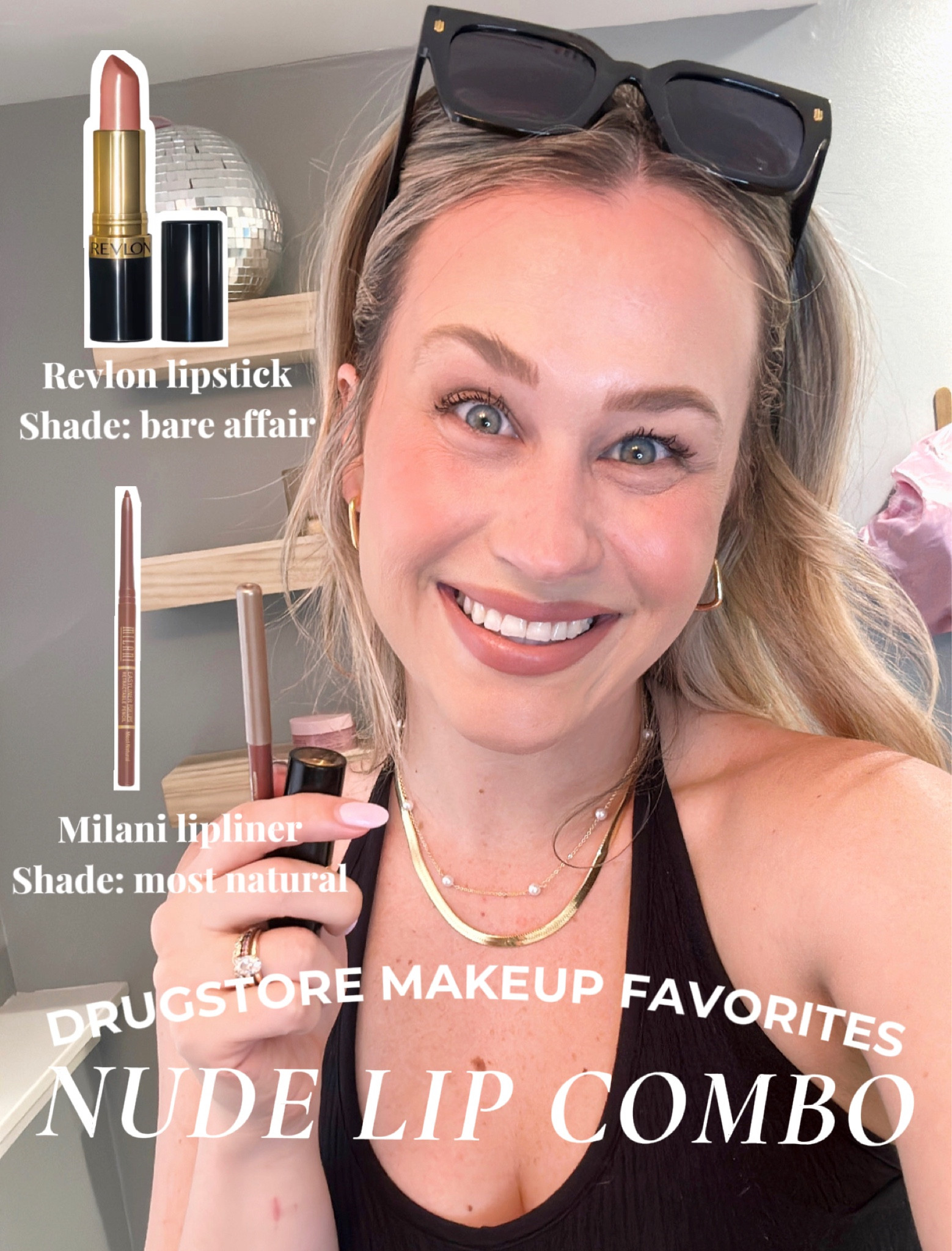Nude lip combo / milani lipliner shade: most natural / Revlon lipstick shade: bare affair #drugstoremakeup #nudelip 

#LTKunder50 #LTKbeauty #LTKBeautySale