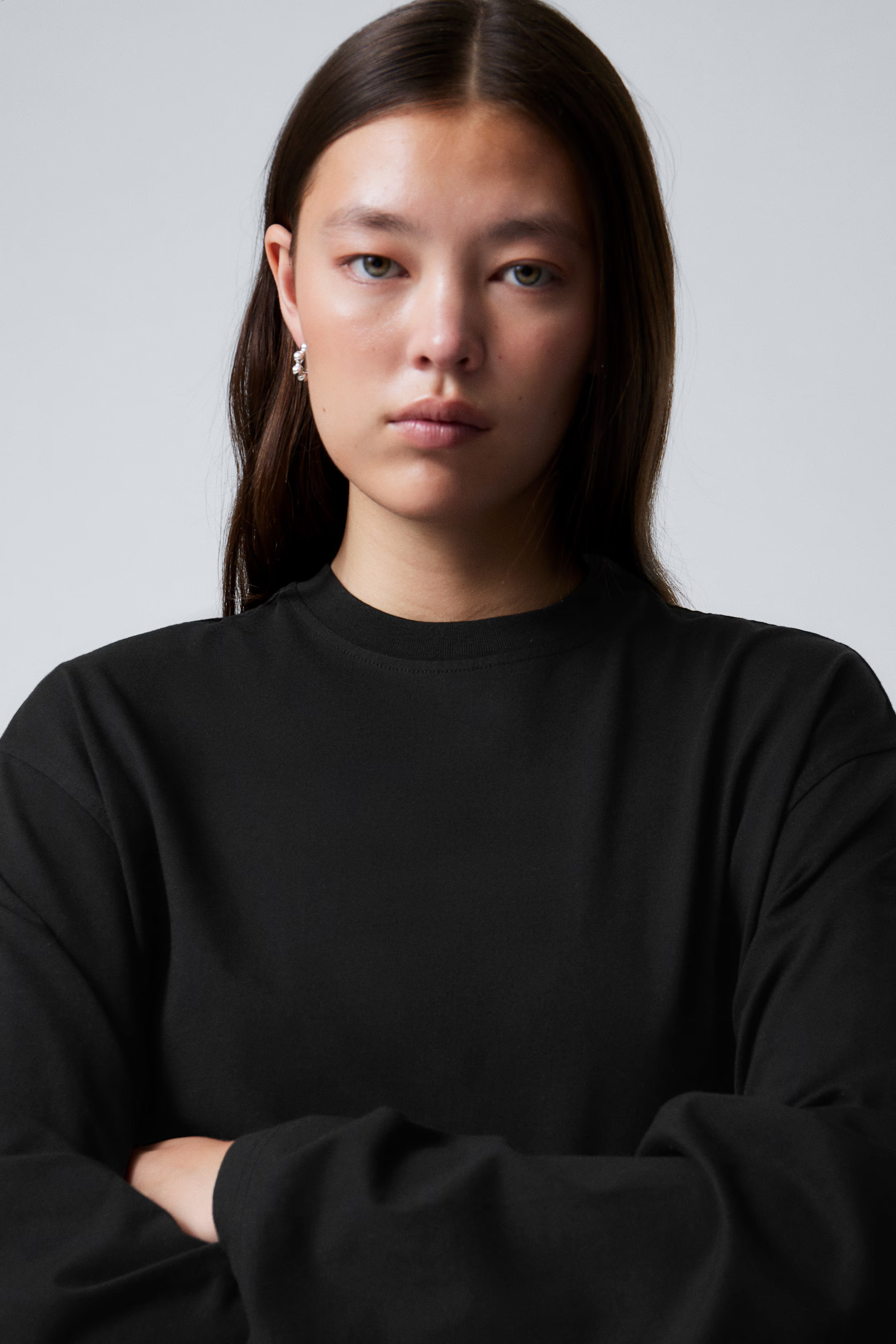 Oversized Long Sleeve T-shirt | H&M (UK, MY, IN, SG, PH, TW, HK)