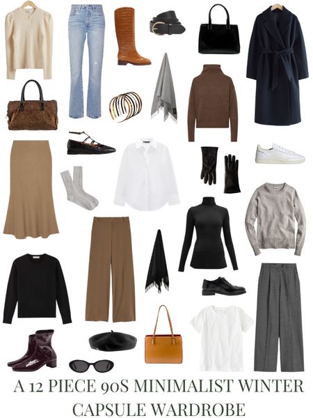 A 12 Piece 90s Minimalist Winter capsule wardrobe. 
Head over to my site to see the outfit ideas and read the post.

#90s #90sfashion #90sminimalism #90saesthetic #90svibes #90sstyle  #minimalistfashion #minimalistwardrobe #capsulewardrobe #wintercapsulewardrobe  #winterwardrobe
#winterfashion #winterstyle #wintervibes 


#LTKSeasonal #LTKover40 #LTKstyletip