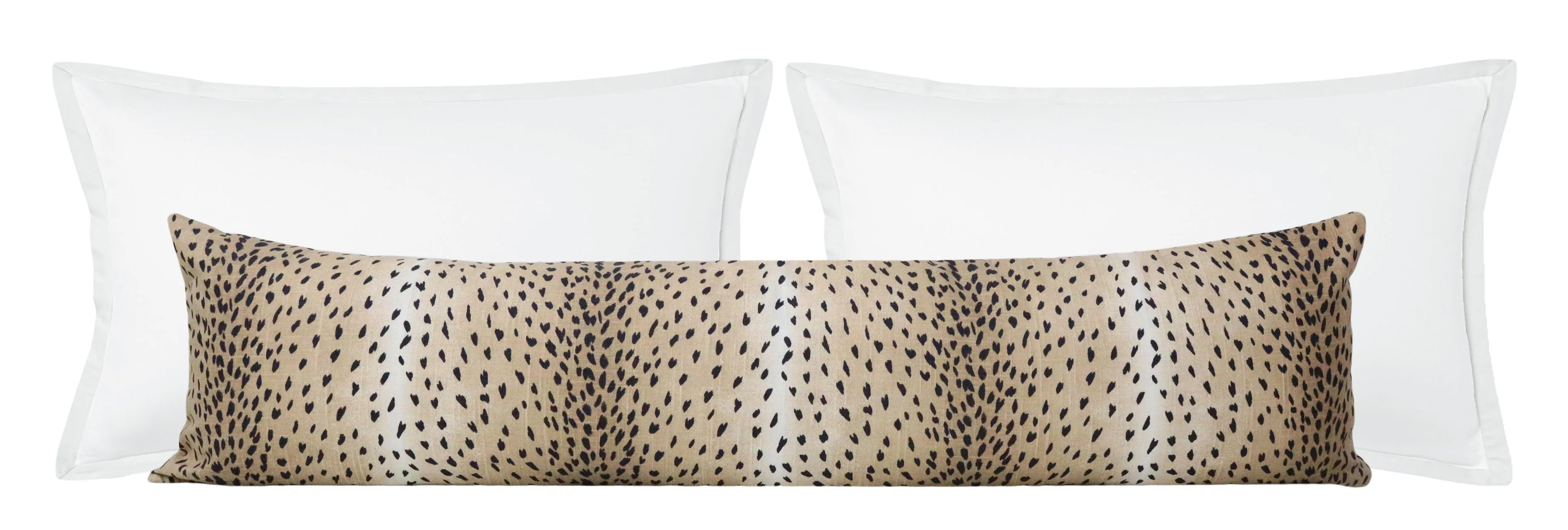 The XL Lumbar :: Antelope Linen Print // Ebony | LITTLE DESIGN COMPANY