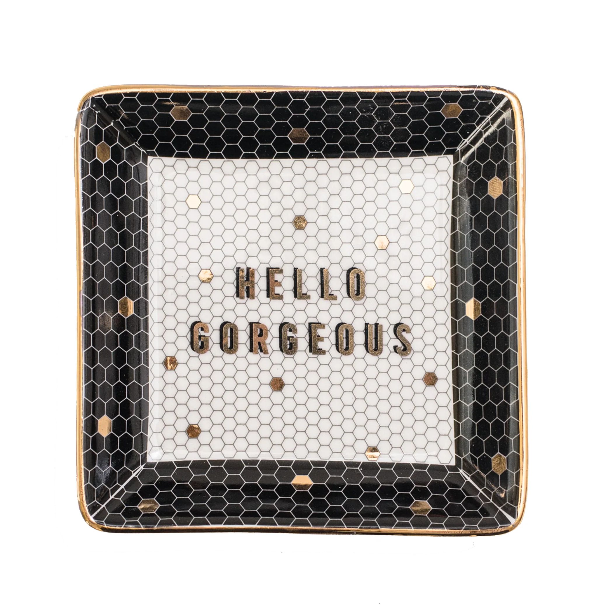 Hello Gorgeous Tile Jewelry Dish | Sweet Water Decor, LLC