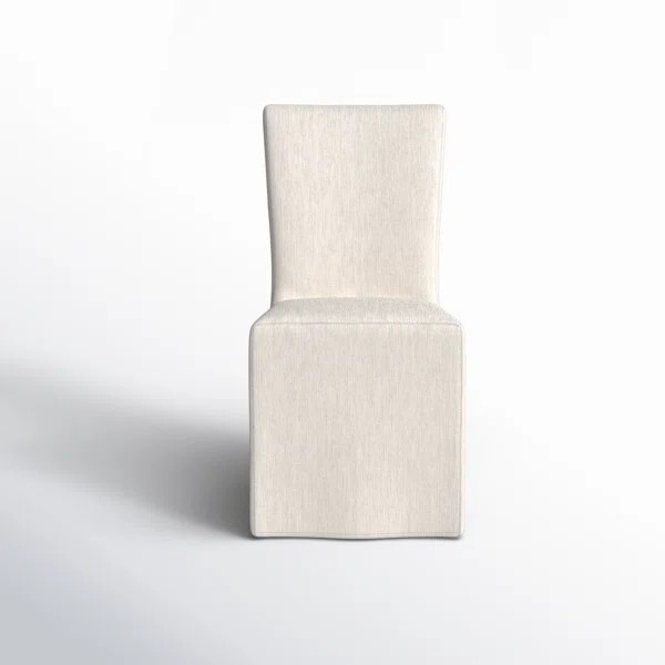 Rennie Upholstered Parsons Chair in Savile Flax | Wayfair North America