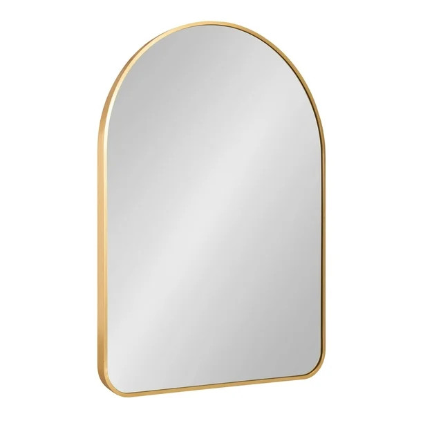 Kate and Laurel Zayda Arch Wall Mirror, 20 x 28, Gold, Metal Framed Minimalist Arched Mirror with... | Walmart (CA)