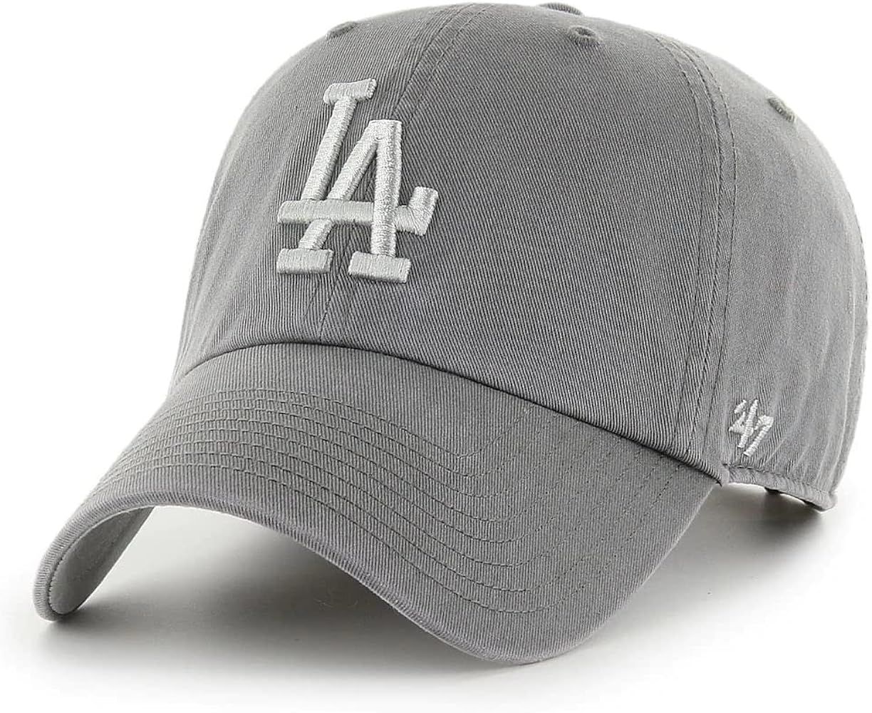 '47 MLB Dark Gray Ballpark Clean Up Adjustable Hat, Adult One Size Fits All (Los Angeles Dodgers ... | Amazon (US)