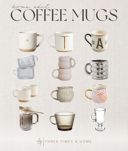 Stylish coffee mugs for cozy, relaxed living // coffee bar 

#LTKhome