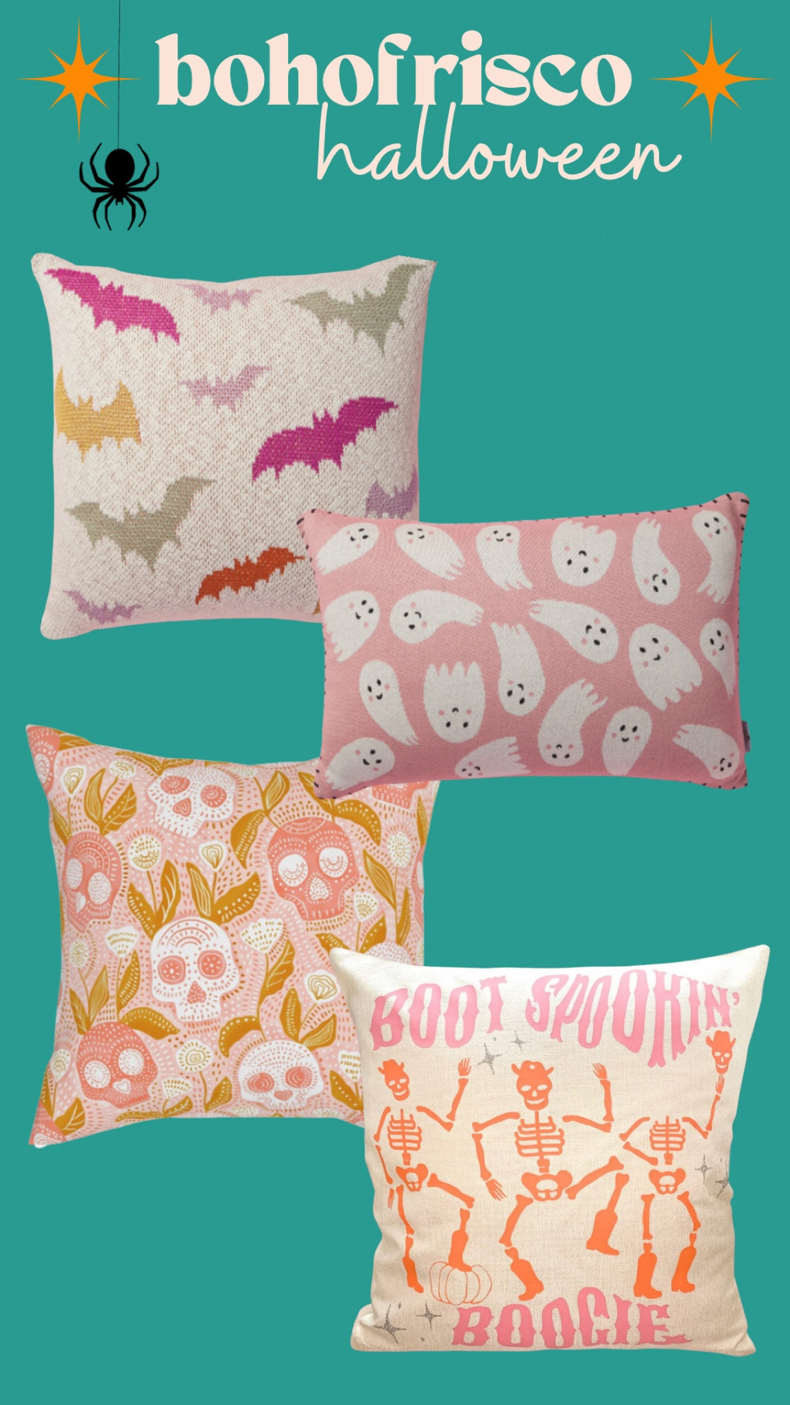 Pastel Halloween home decor summerween pink and orange Halloween finds ghosts skulls bats colorful 

#LTKhome #LTKunder50 #LTKSeasonal