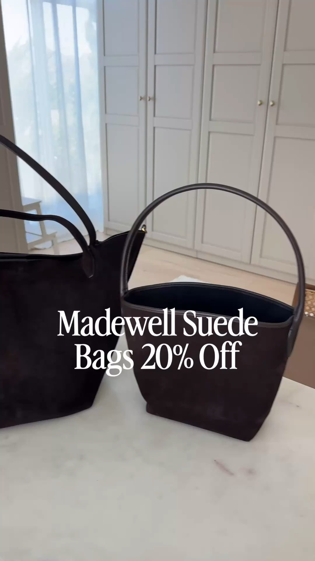 Madewell suede bags 20% off through the LTK app

#LTKmomlife #LTKSaleAlert