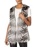 cupcakes and cashmere Women's Vivianna Faux Fur Vest, Grey, Extra Small | Amazon (US)