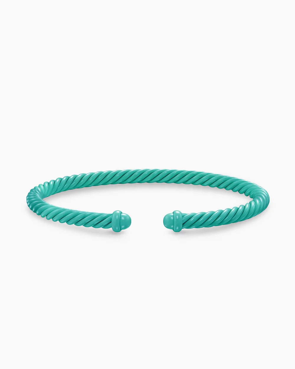 David Yurman | Classic Cable Bracelet in Turquoise Aluminum, 4mm | David Yurman