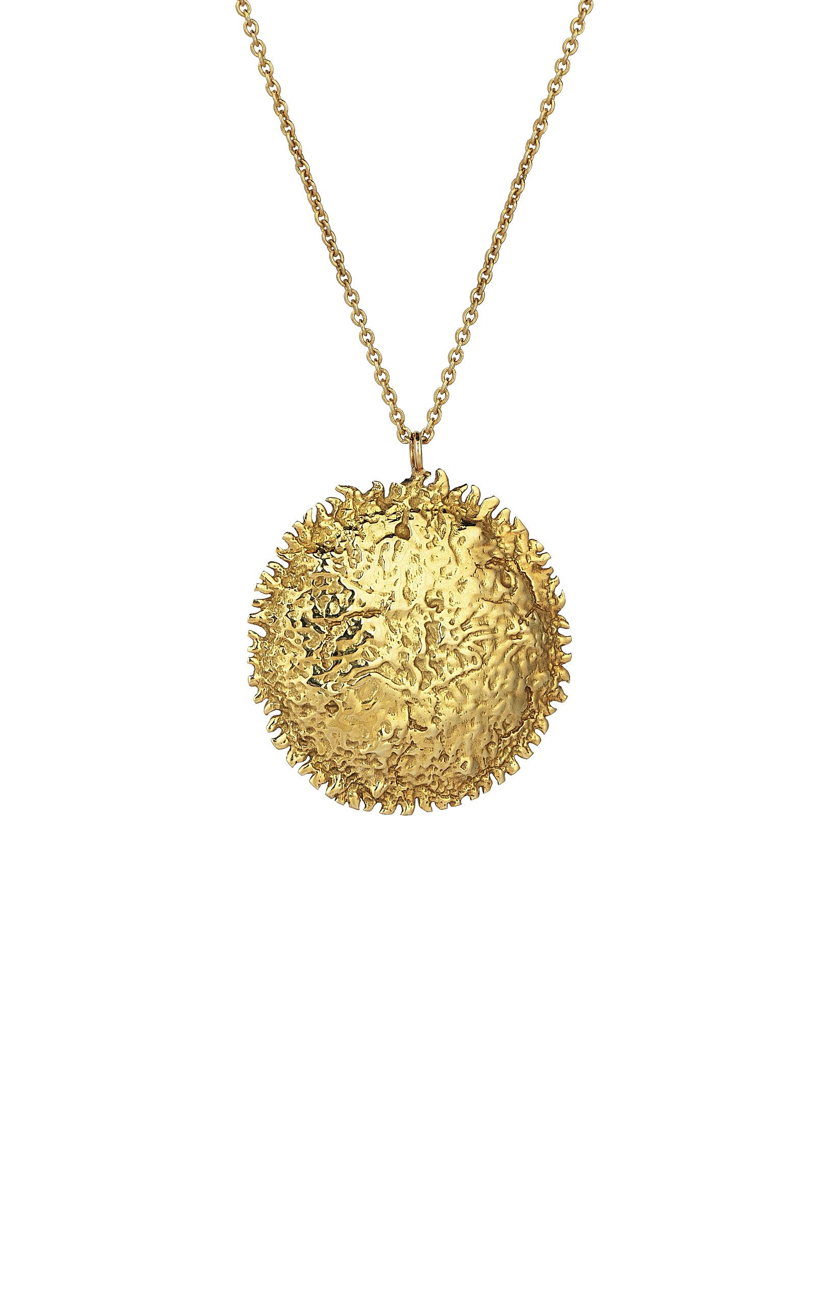 Celestial Sun 18K Yellow Gold Necklace | Moda Operandi (Global)